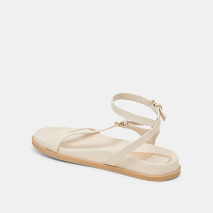 DARLIS SANDALS BONE LEATHER | Dolce Vita