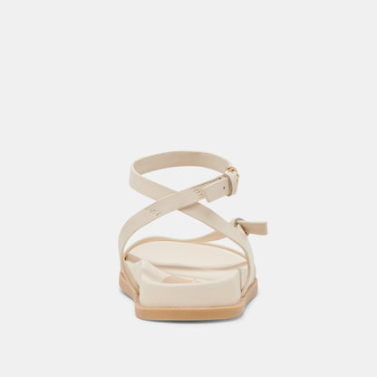 DARLIS SANDALS BONE LEATHER | Dolce Vita