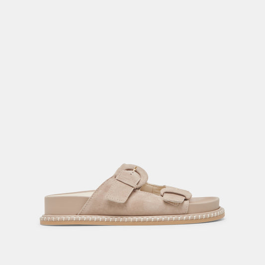 SHAUNY SANDALS DK TAUPE SUEDE | Dolce Vita