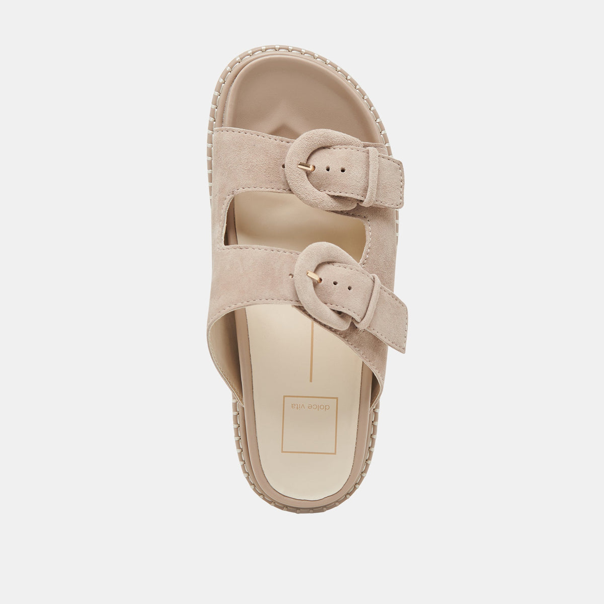 SHAUNY SANDALS DK TAUPE SUEDE | Dolce Vita