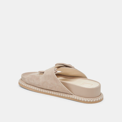 SHAUNY SANDALS DK TAUPE SUEDE | Dolce Vita