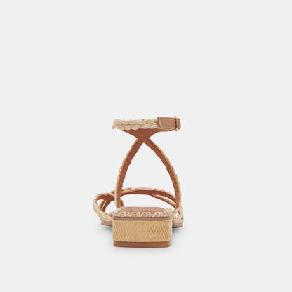 BRINN SANDALS LT NATURAL RAFFIA | Dolce Vita