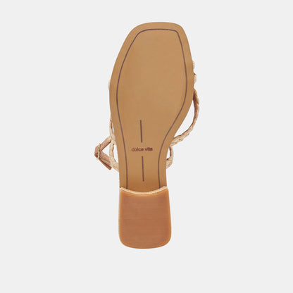 BRINN SANDALS LT NATURAL RAFFIA | Dolce Vita