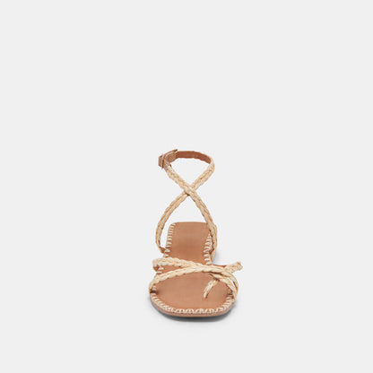 BRINN SANDALS LT NATURAL RAFFIA | Dolce Vita