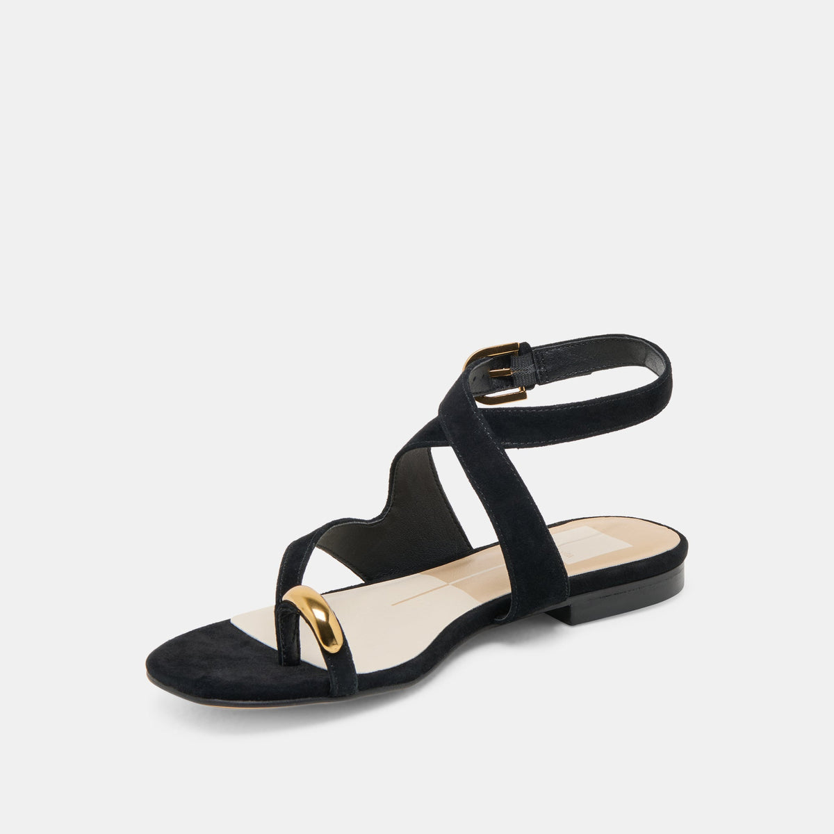 EARLA SANDALS ONYX SUEDE | Dolce Vita