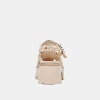 LASLY SANDALS OATMEAL KNIT | Dolce Vita