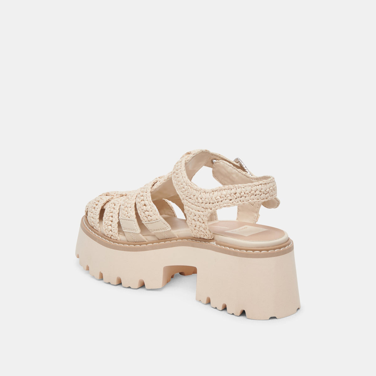 LASLY SANDALS OATMEAL KNIT | Dolce Vita
