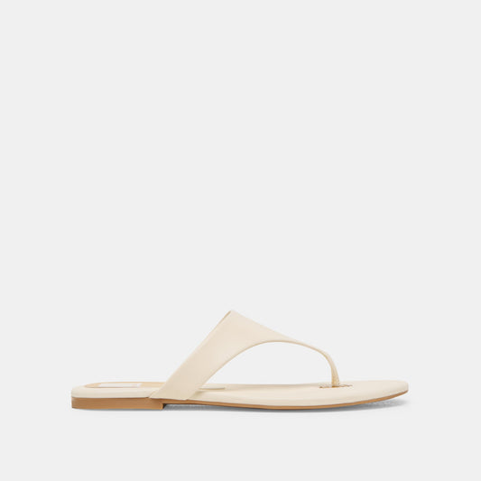 KITTLE SANDALS OFF WHITE LEATHER | Dolce Vita