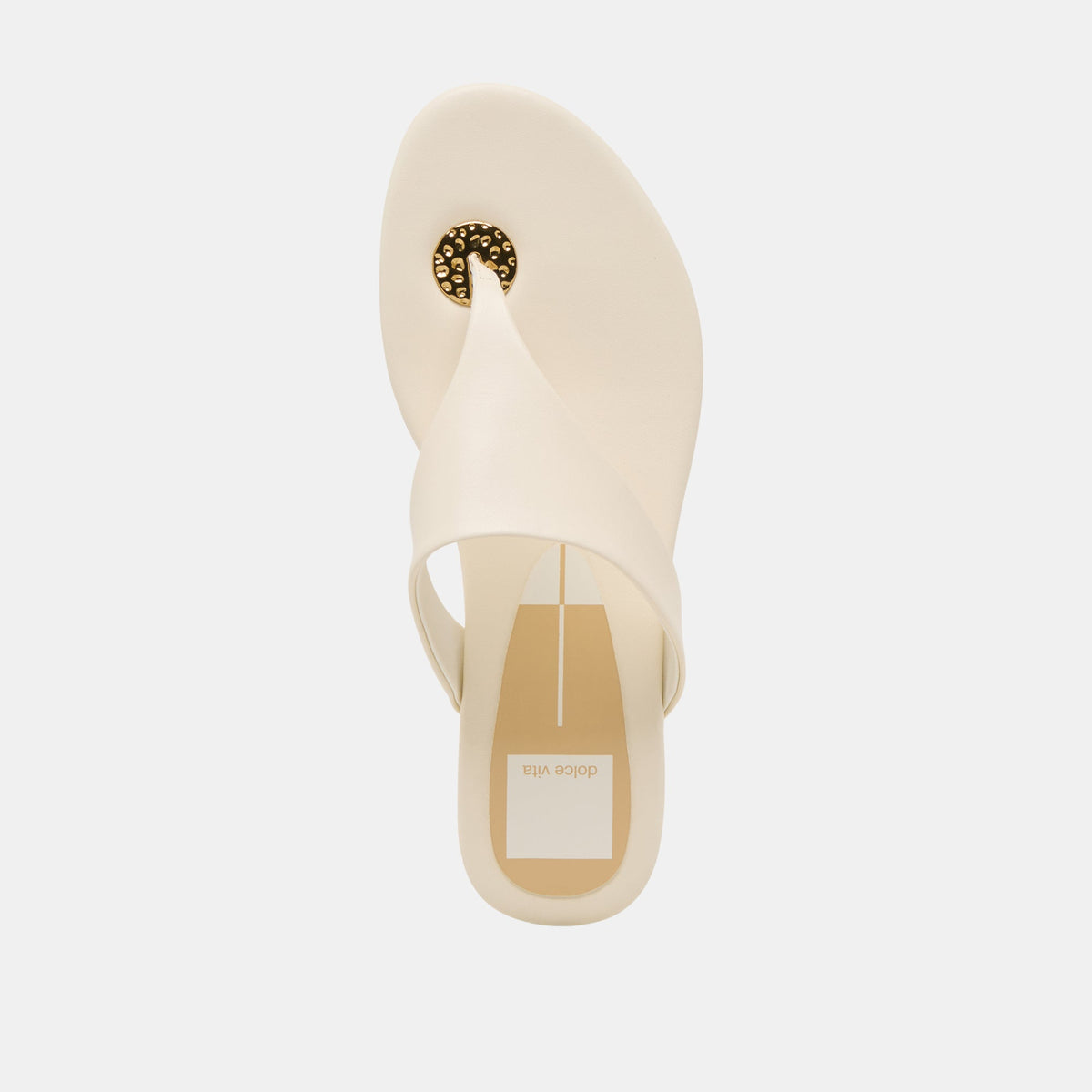 KITTLE SANDALS OFF WHITE LEATHER | Dolce Vita
