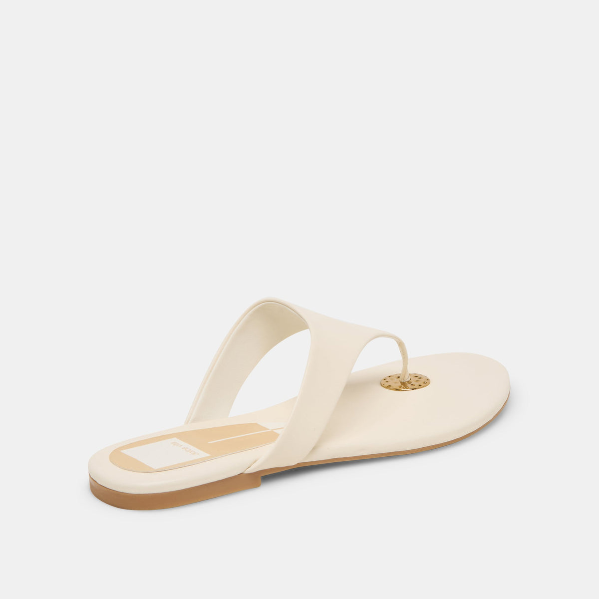 KITTLE SANDALS OFF WHITE LEATHER | Dolce Vita