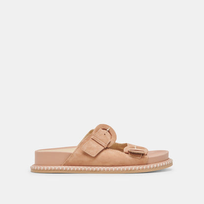 SHAUNY SANDALS TOFFEE SUEDE | Dolce Vita