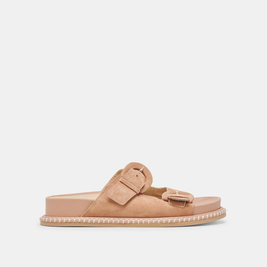 SHAUNY SANDALS TOFFEE SUEDE | Dolce Vita