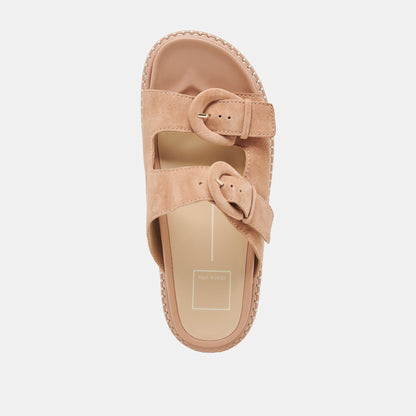 SHAUNY SANDALS TOFFEE SUEDE | Dolce Vita