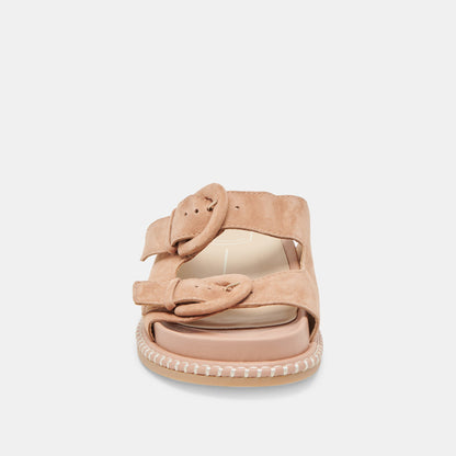 SHAUNY SANDALS TOFFEE SUEDE | Dolce Vita