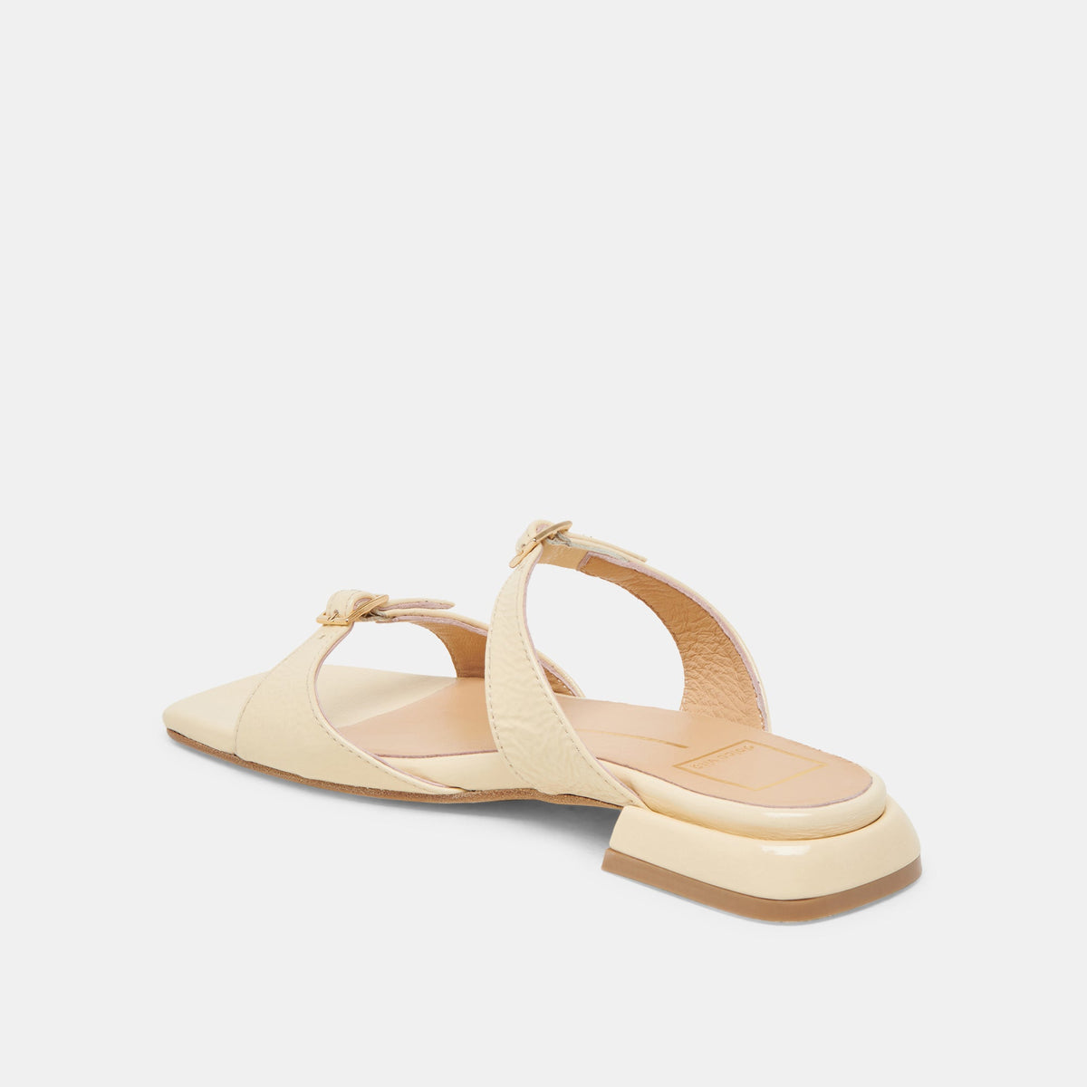 LAVERN SANDALS LIGHT YELLOW CRINKLE PATENT | Dolce Vita