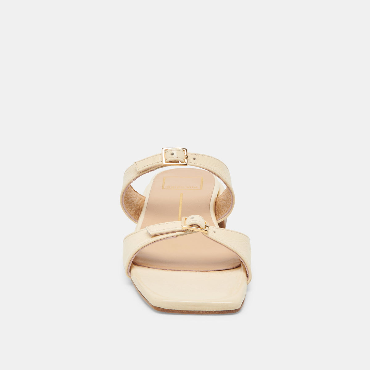 LAVERN SANDALS LIGHT YELLOW CRINKLE PATENT | Dolce Vita