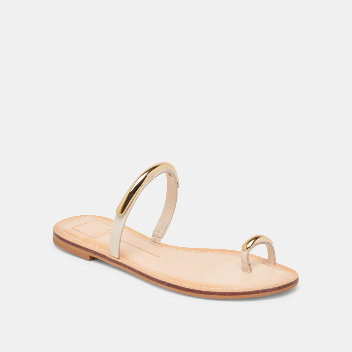 WINK WIDE SANDALS BONE LEATHER | Dolce Vita