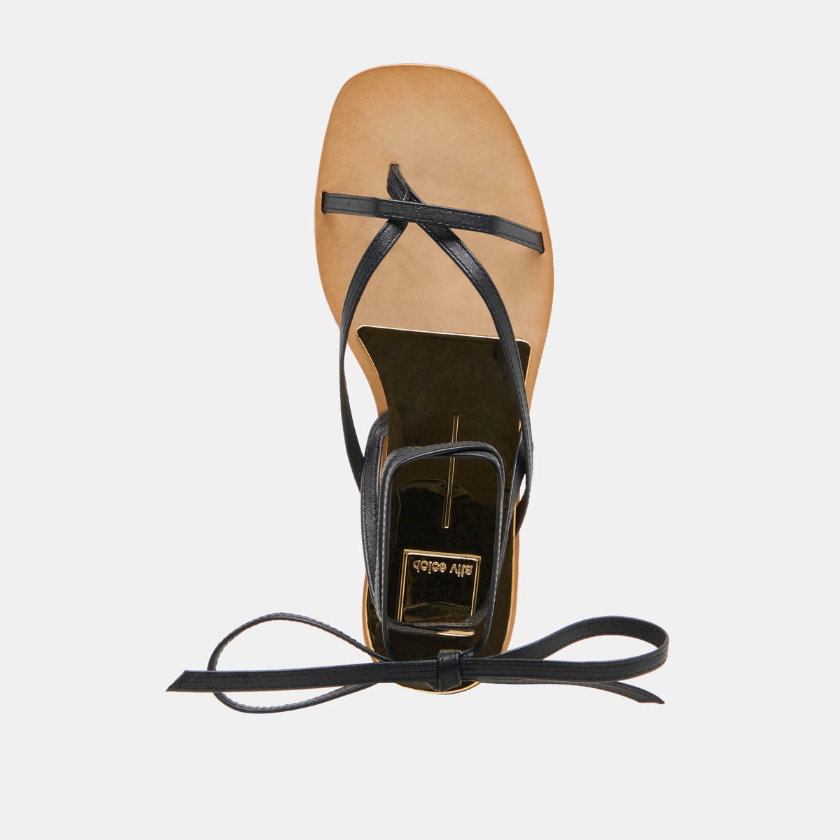 RUDIE SANDALS BLACK LEATHER | Dolce Vita