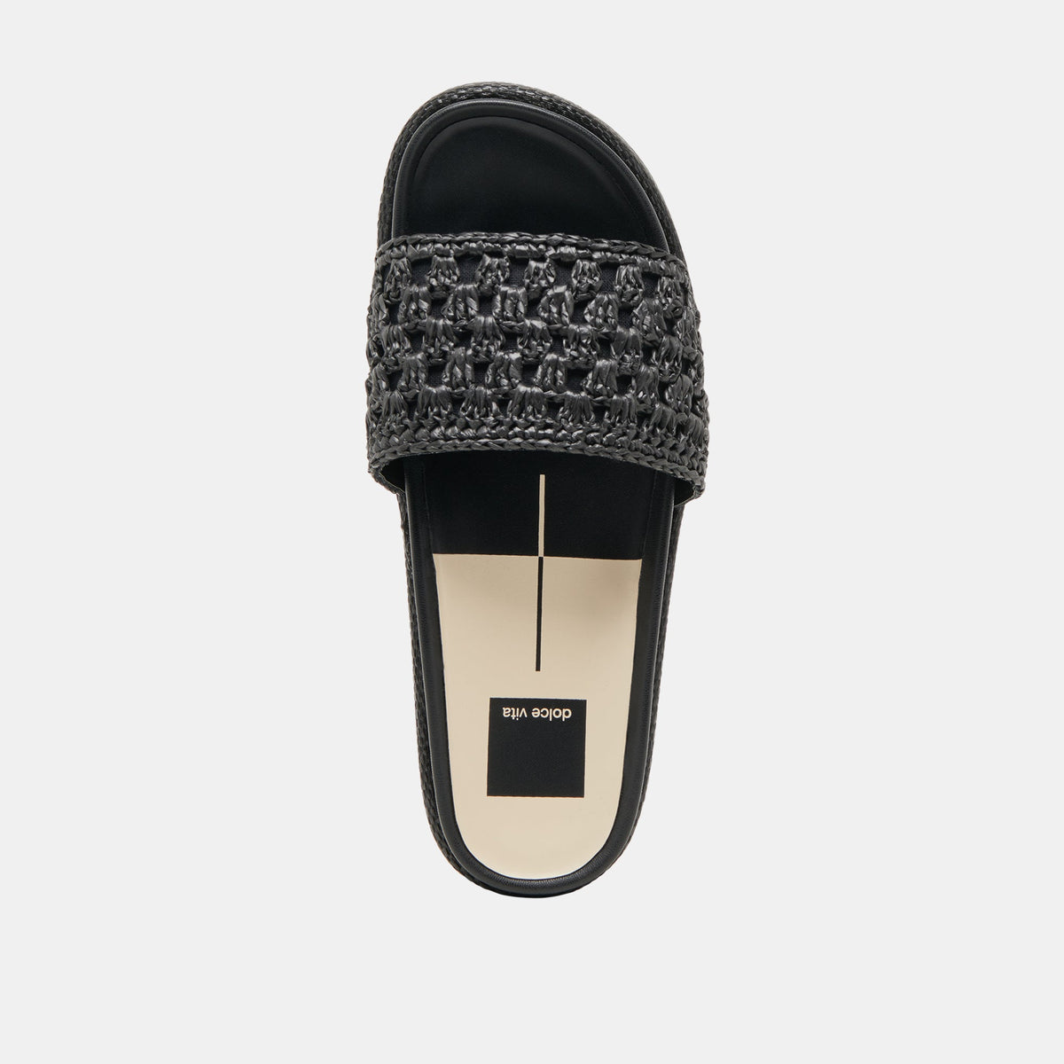 SIDONA SANDALS ONYX RAFFIA | Dolce Vita