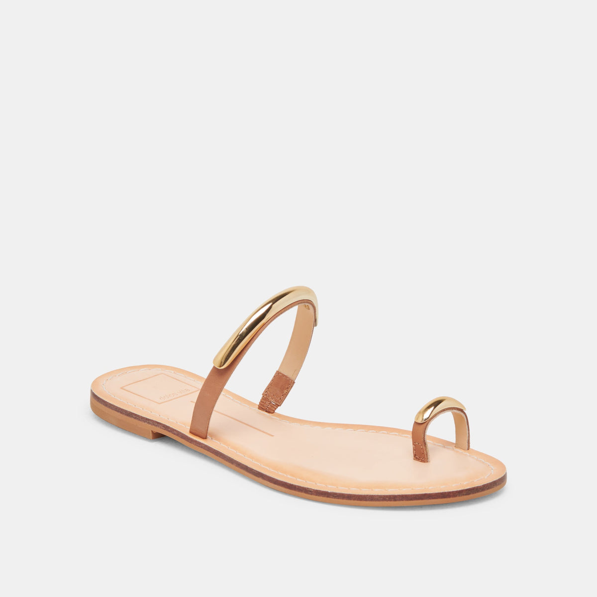 WINK WIDE SANDALS SADDLE LEATHER | Dolce Vita