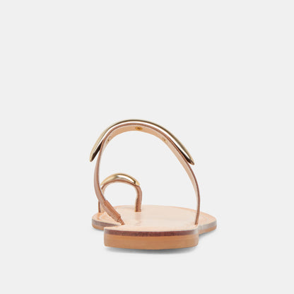 WINK WIDE SANDALS SADDLE LEATHER | Dolce Vita
