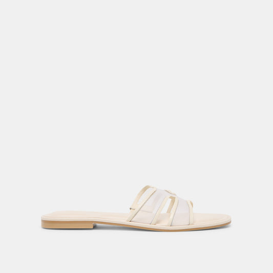Flori Off White Mesh Sandals | Dolce Vita