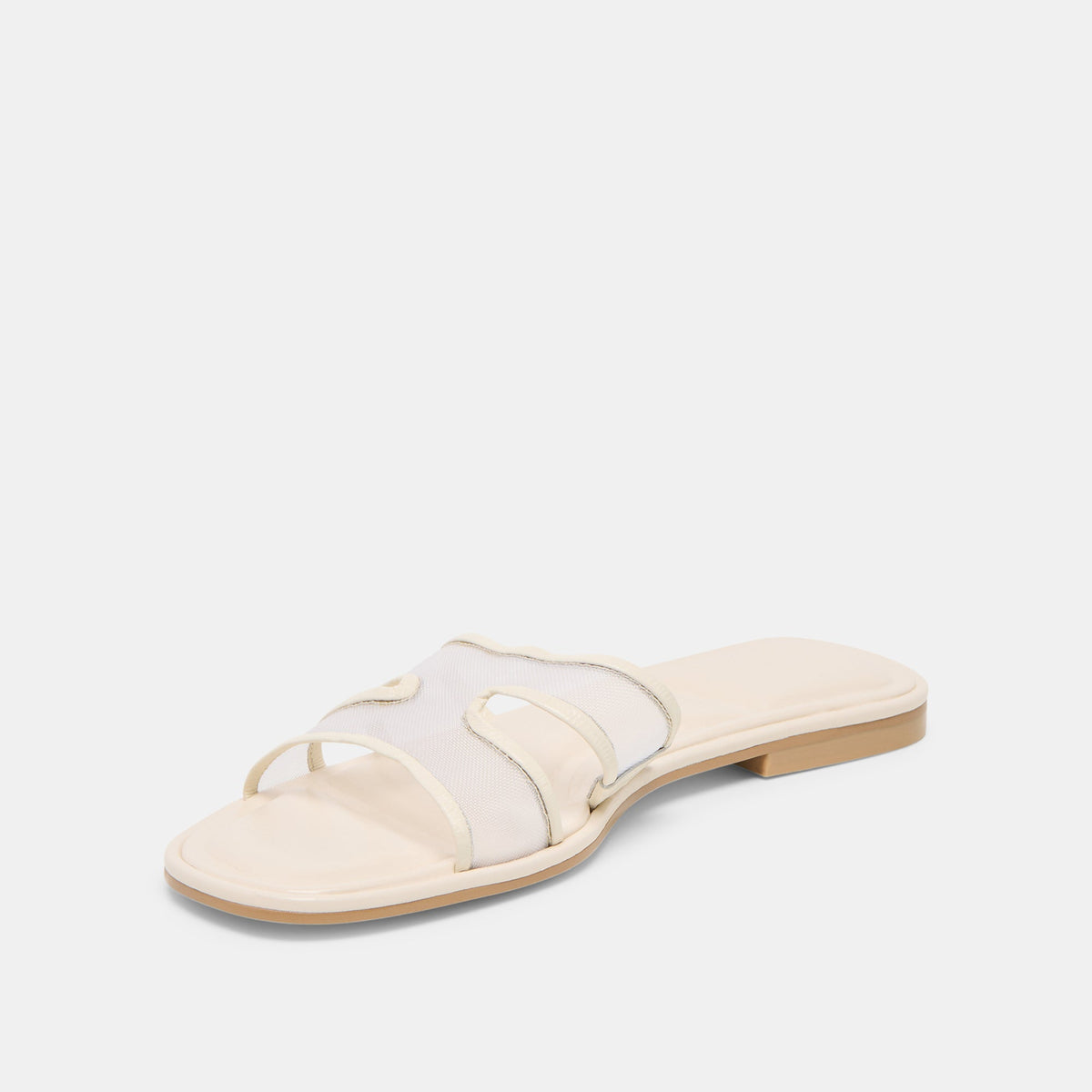 Flori Off White Mesh Sandals | Dolce Vita