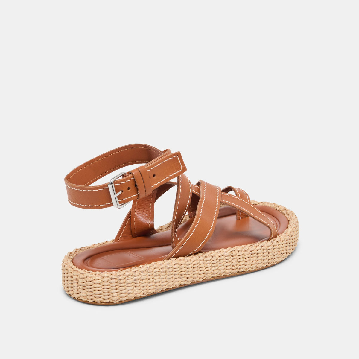 ROXIE SANDALS BROWN LEATHER | Dolce Vita