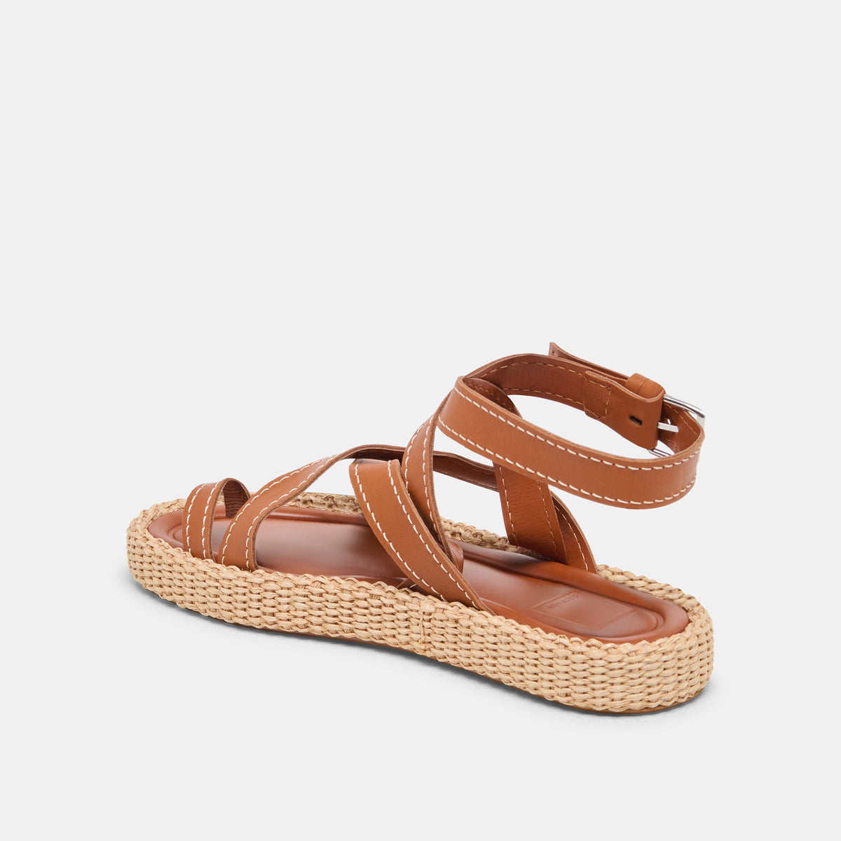 ROXIE SANDALS BROWN LEATHER | Dolce Vita