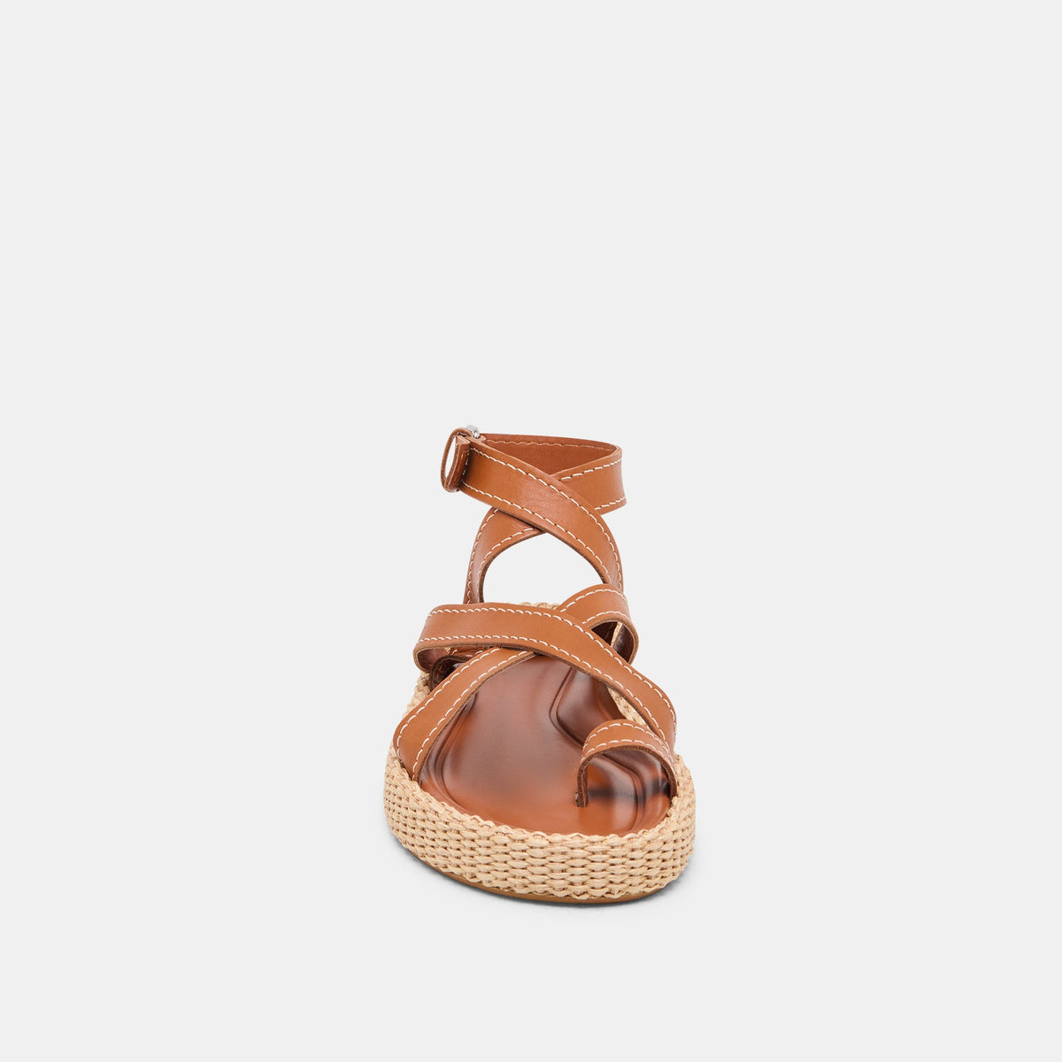 ROXIE SANDALS BROWN LEATHER | Dolce Vita
