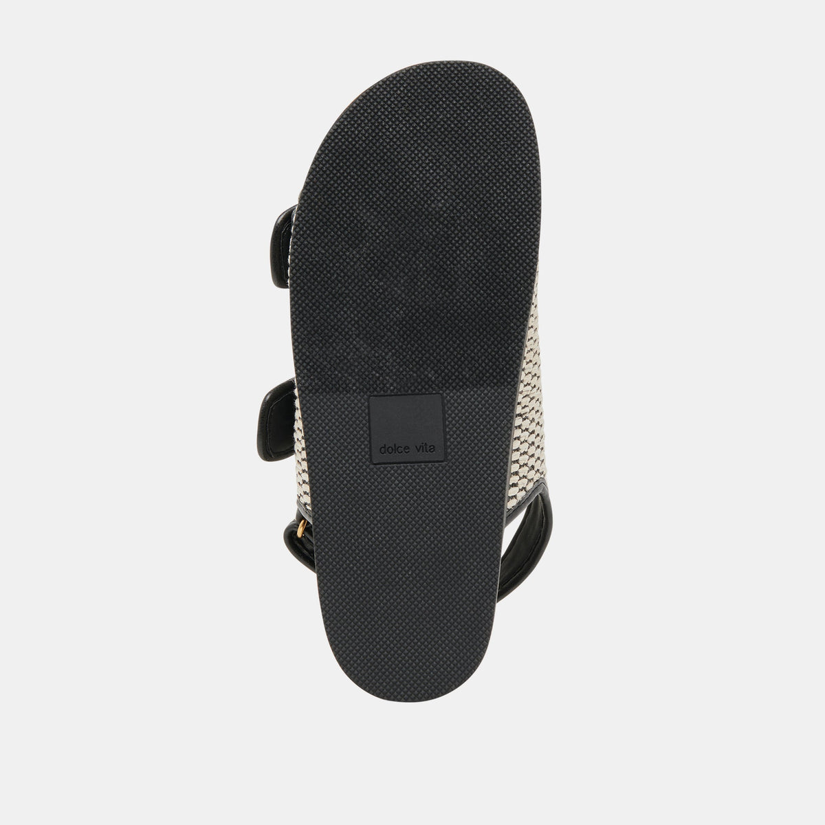 STARLA SANDALS BLACK NATURAL RAFFIA | Dolce Vita