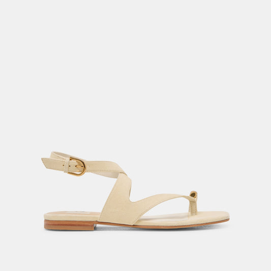 EARLA SANDALS NATURAL SUEDE | Dolce Vita