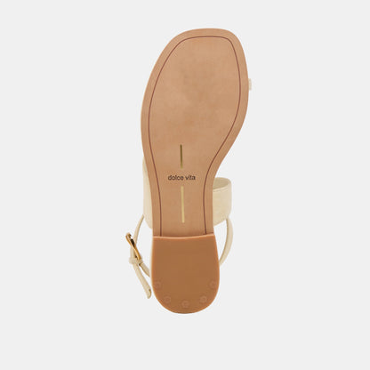 EARLA SANDALS NATURAL SUEDE | Dolce Vita