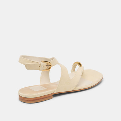EARLA SANDALS NATURAL SUEDE | Dolce Vita