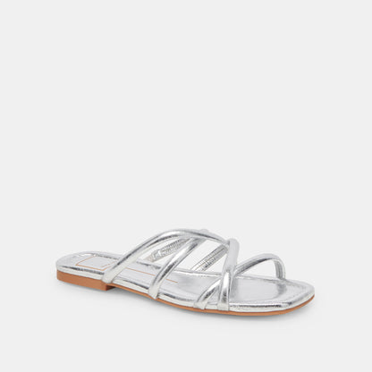 LANZA SANDALS SILVER METALLIC STELLA | Dolce Vita