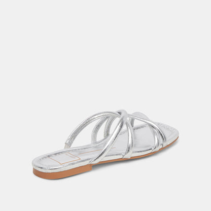 LANZA SANDALS SILVER METALLIC STELLA | Dolce Vita