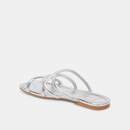LANZA SANDALS SILVER METALLIC STELLA | Dolce Vita
