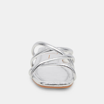 LANZA SANDALS SILVER METALLIC STELLA | Dolce Vita