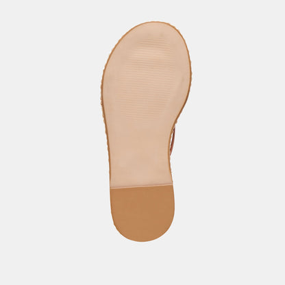 COVE SANDALS BROWN LEATHER | Dolce Vita