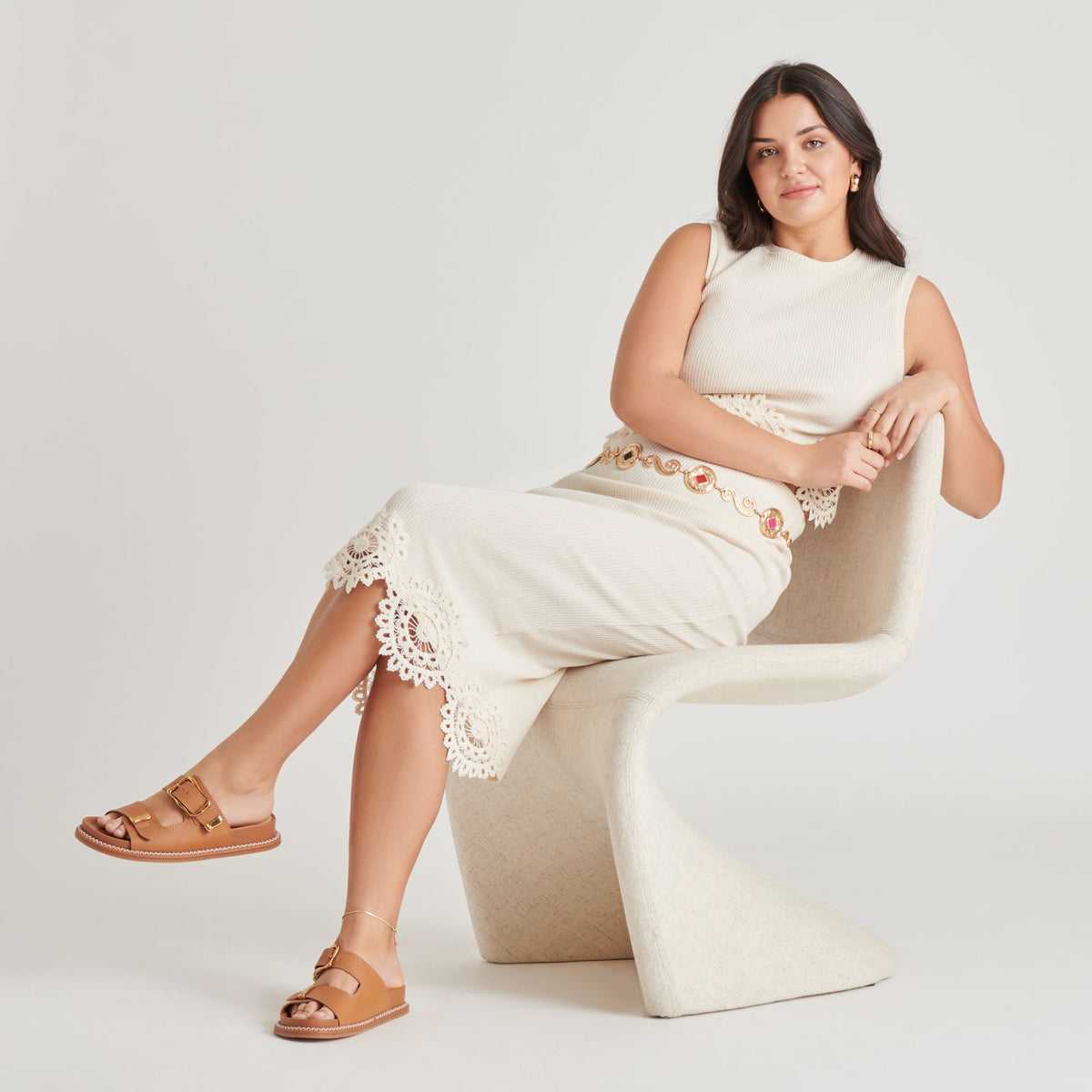 SEVANA SANDALS SADDLE LEATHER | Dolce Vita