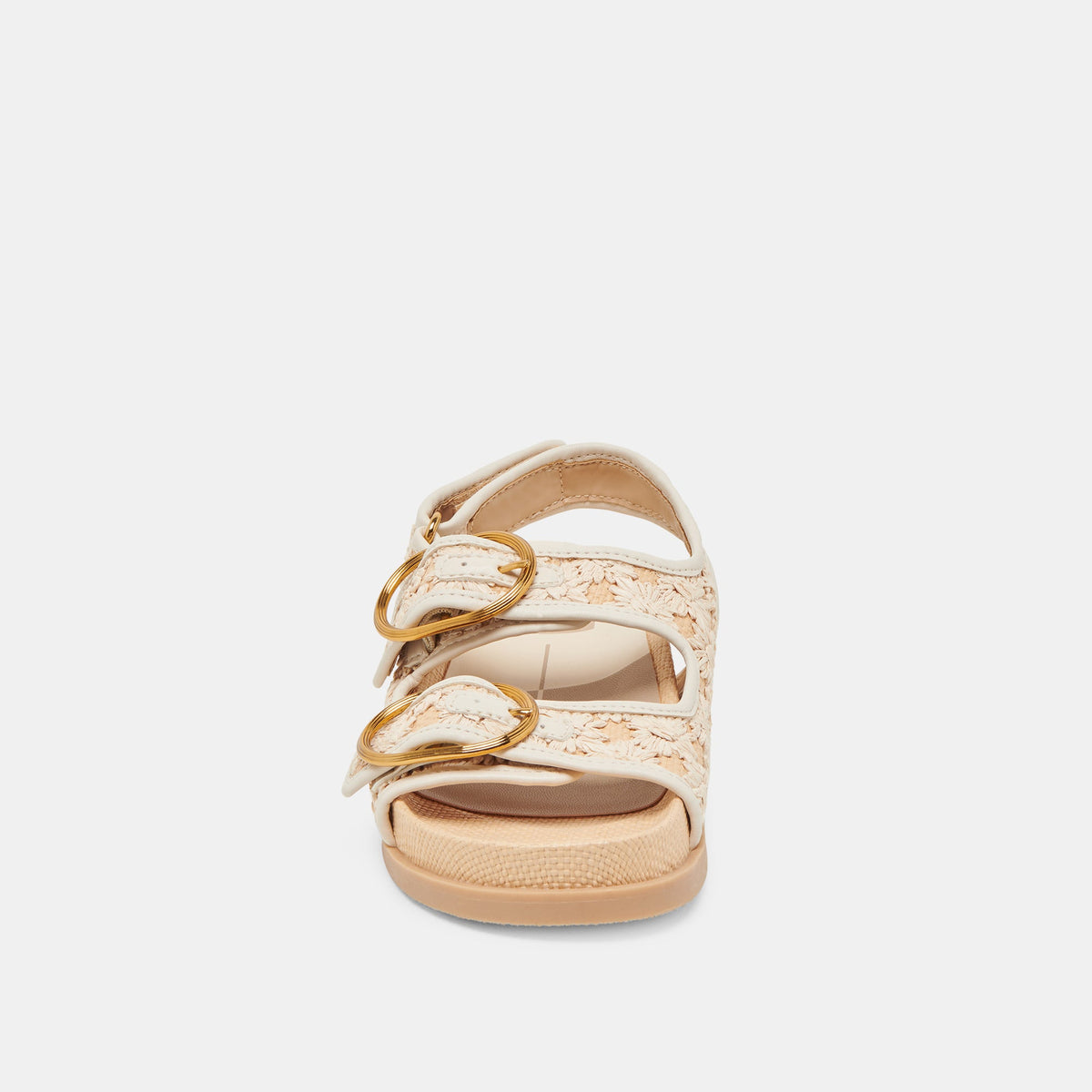 STARLA SANDALS CREME FLORAL RAFFIA | Dolce Vita