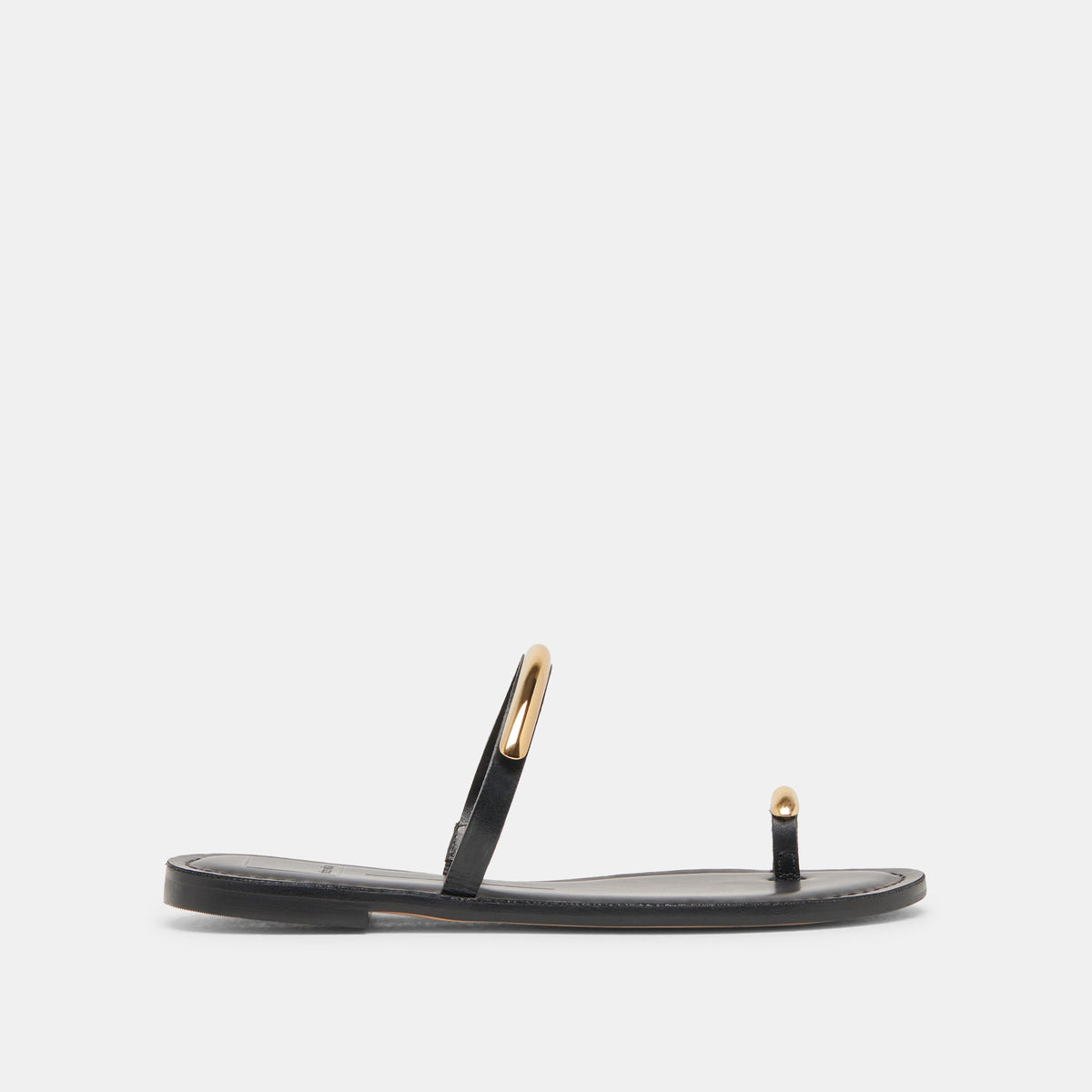 WINK SANDALS BLACK LEATHER | Dolce Vita