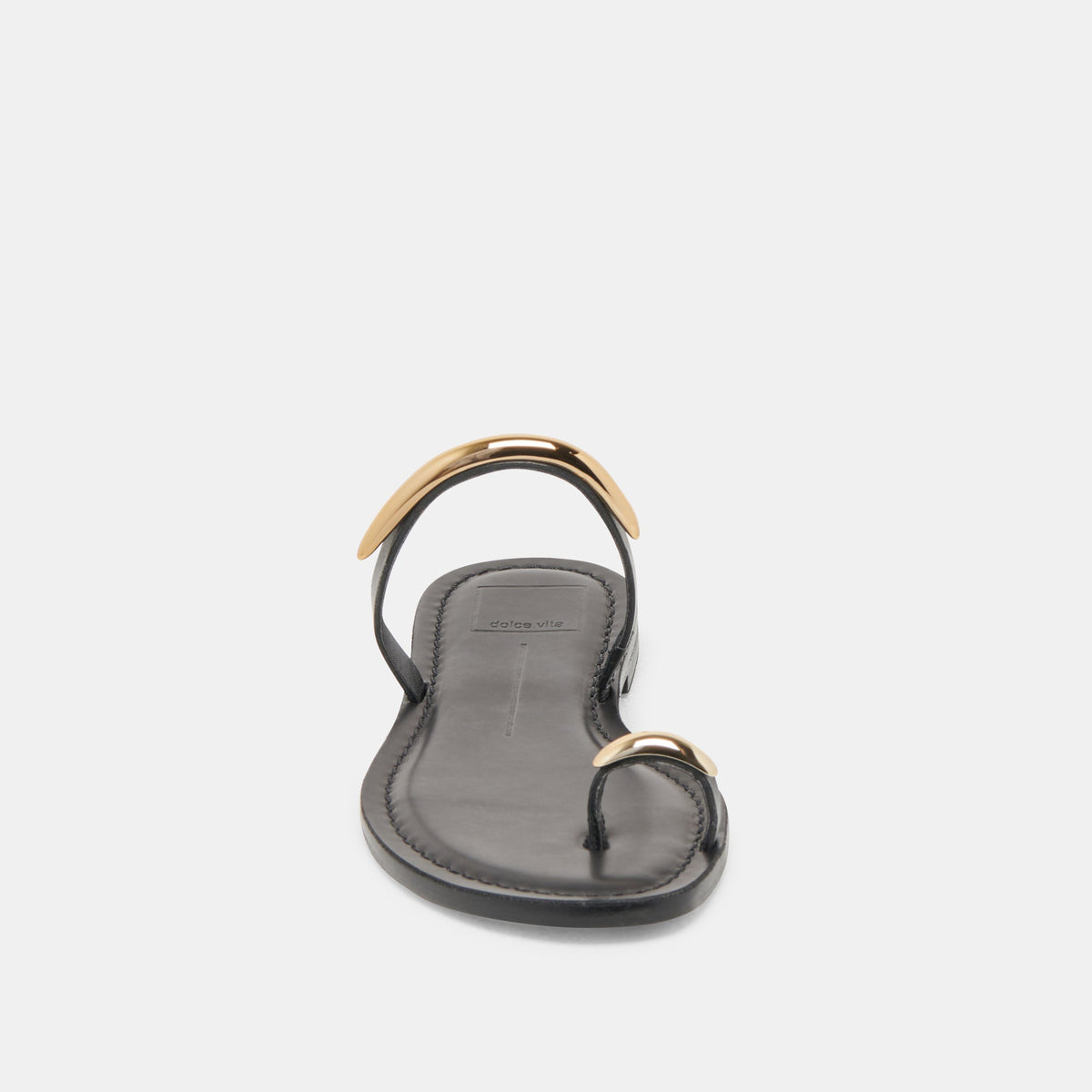 WINK SANDALS BLACK LEATHER | Dolce Vita