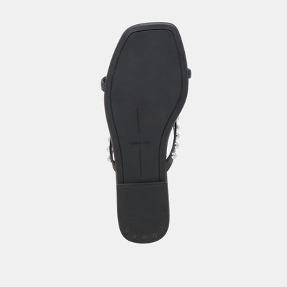 LUCCA PEARL SANDALS BLACK PEARLS | Dolce Vita
