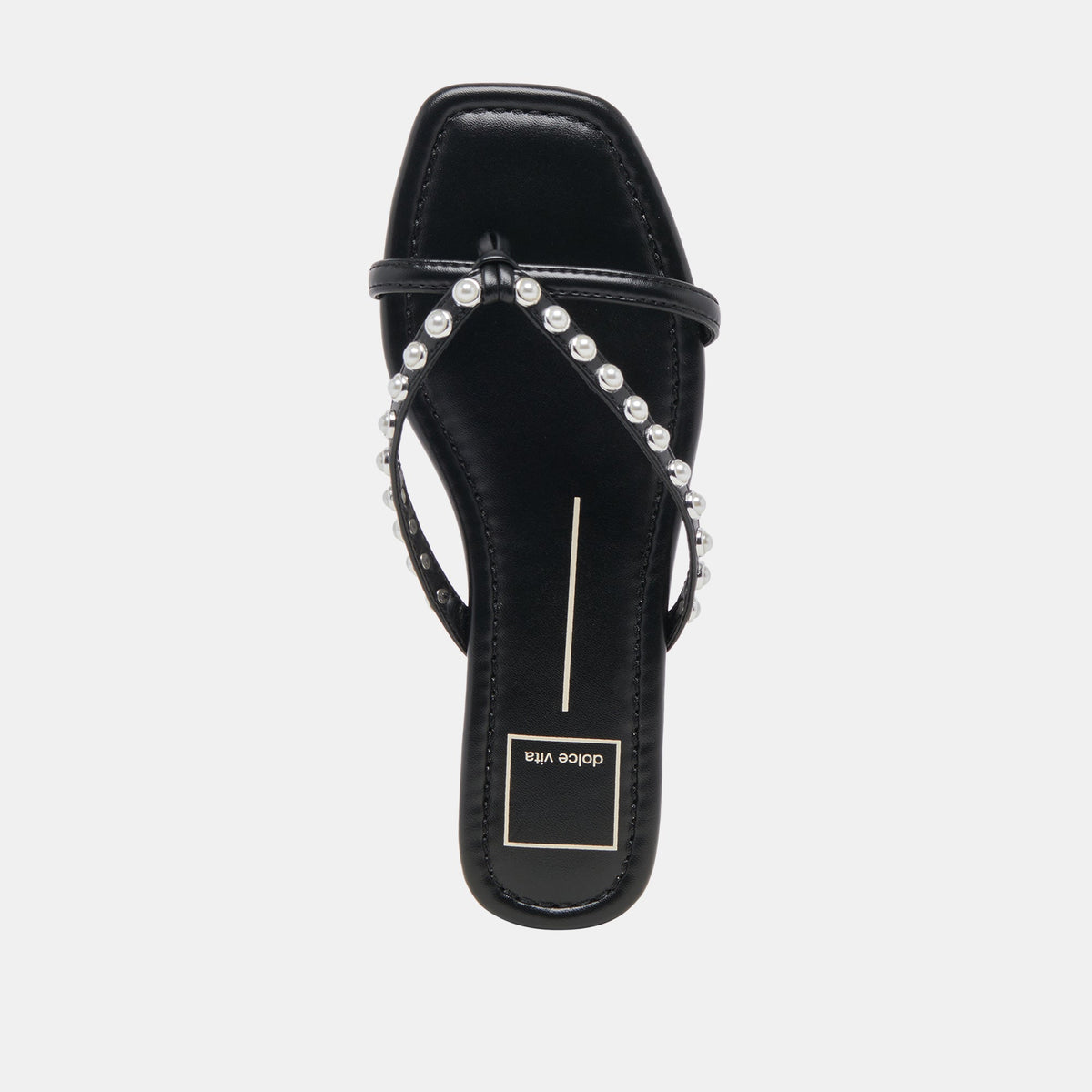 LUCCA PEARL SANDALS BLACK PEARLS | Dolce Vita