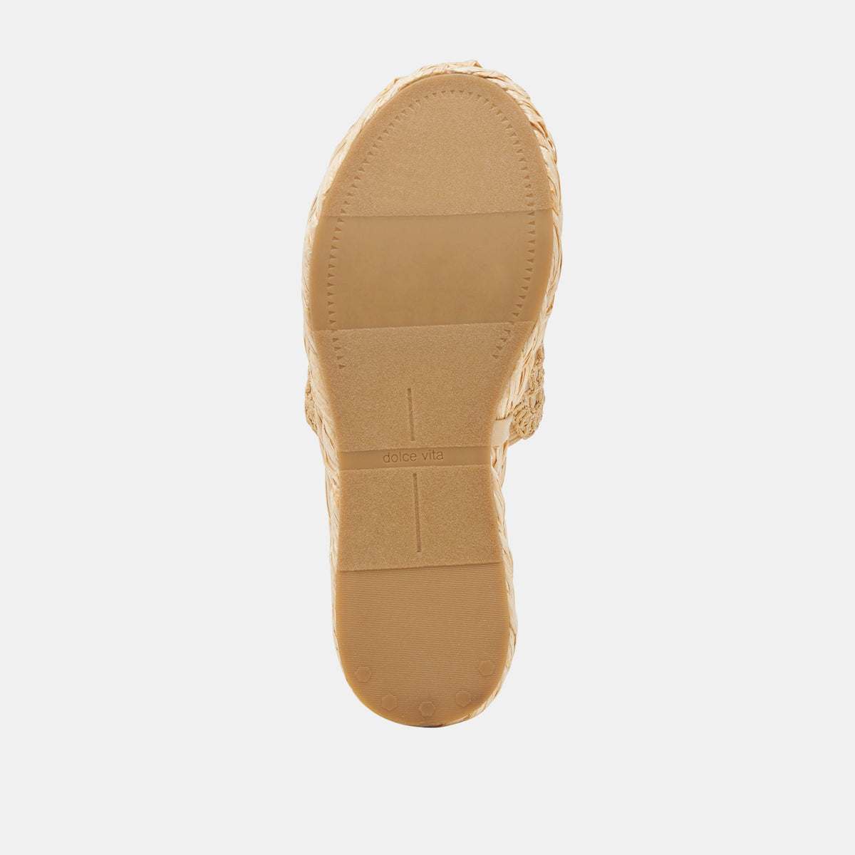 CHAVI MESH SANDALS NATURAL WOVEN RAFFIA | Dolce Vita