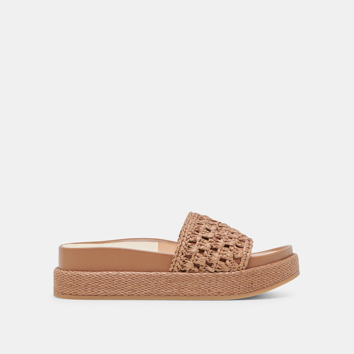SIDONA SANDALS BROWN RAFFIA | Dolce Vita