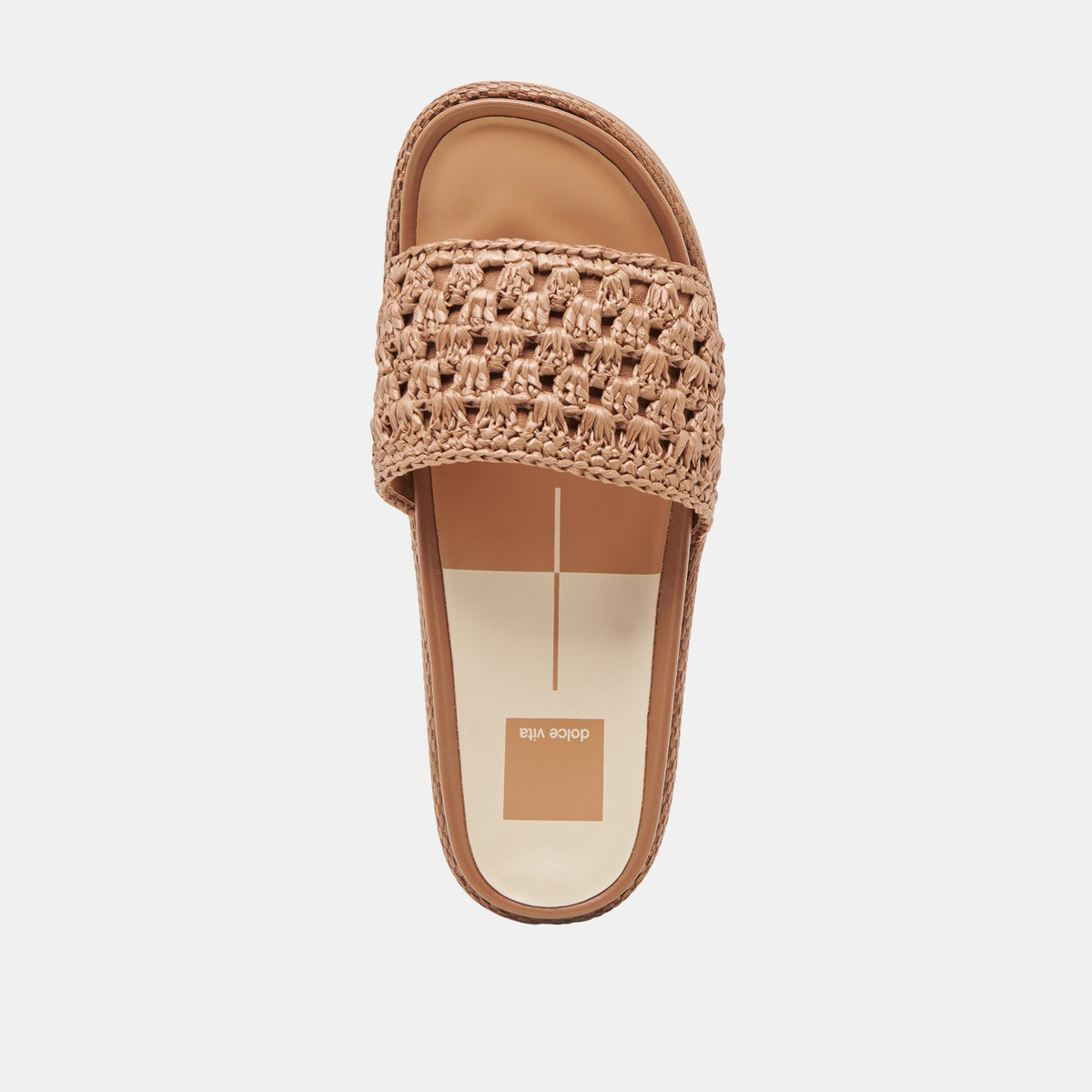 SIDONA SANDALS BROWN RAFFIA | Dolce Vita