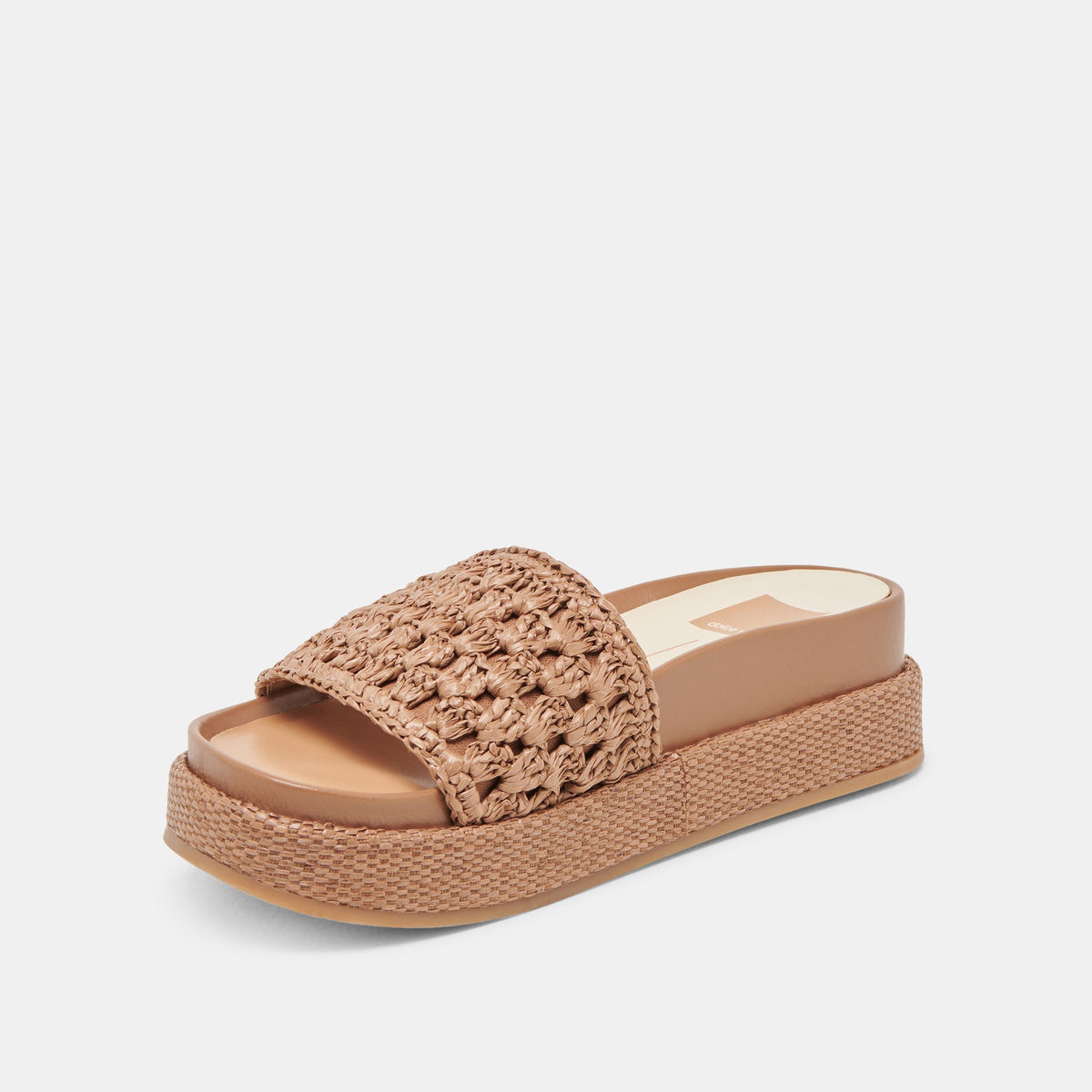 SIDONA SANDALS BROWN RAFFIA | Dolce Vita
