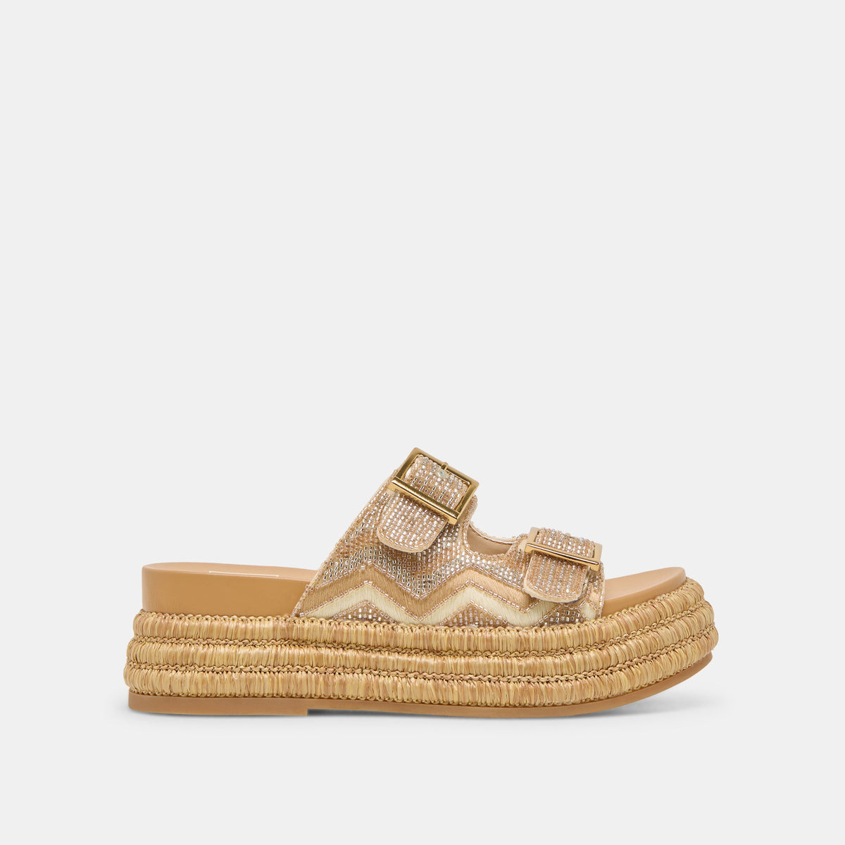 WIXIE SANDALS GOLD MULTI BEADS | Dolce Vita